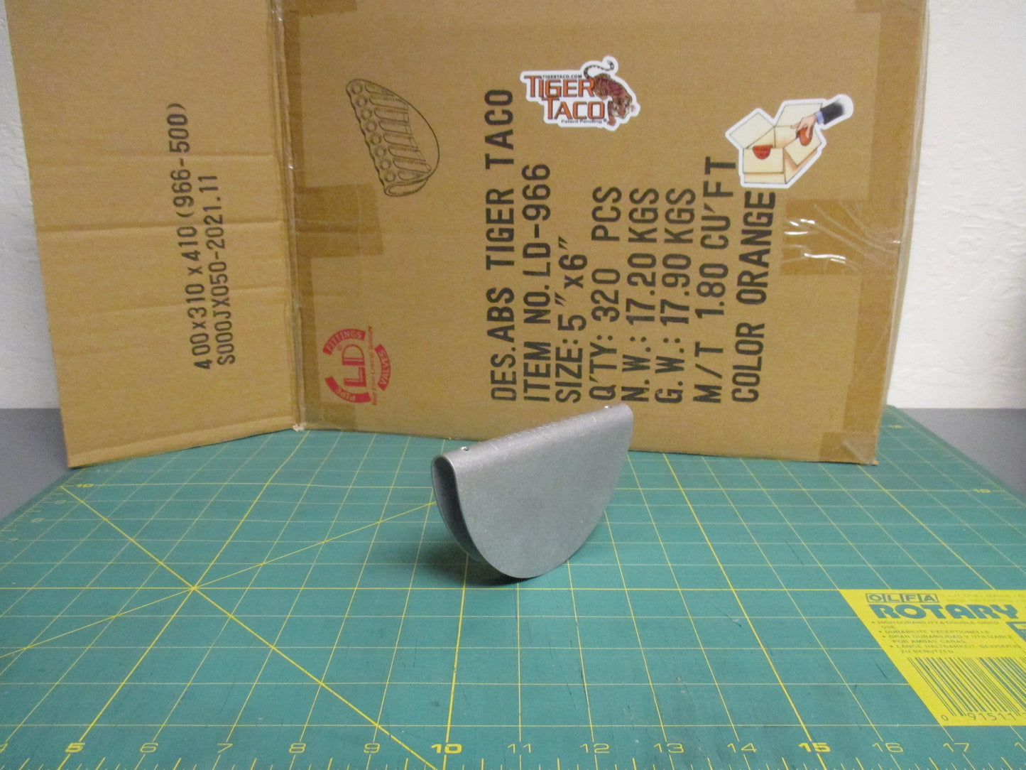 Tiger Taco Box Clip: Aluminum Small