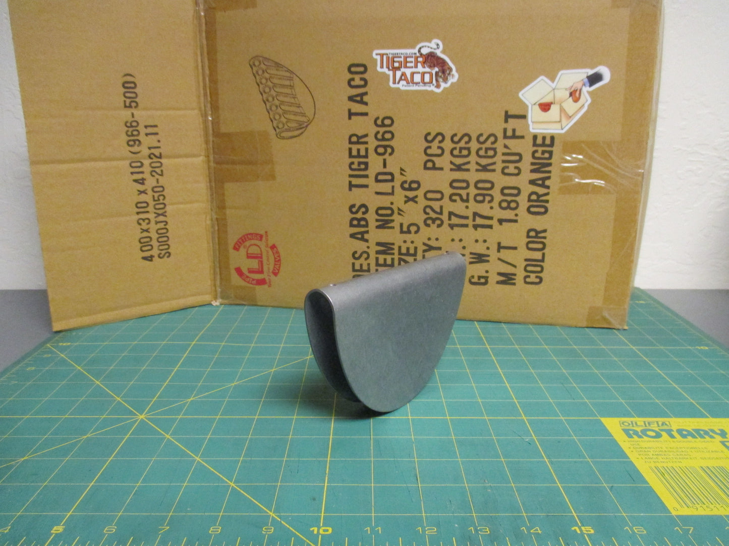 Tiger Taco Box Clip: Galvanized Big + Heavy