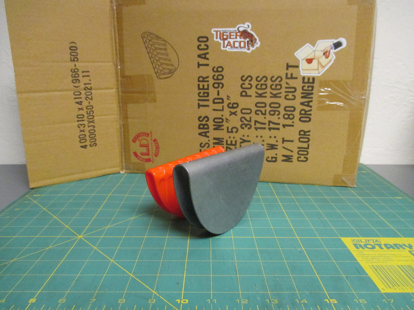 Tiger Taco Box Clip: Galvanized Big + Heavy