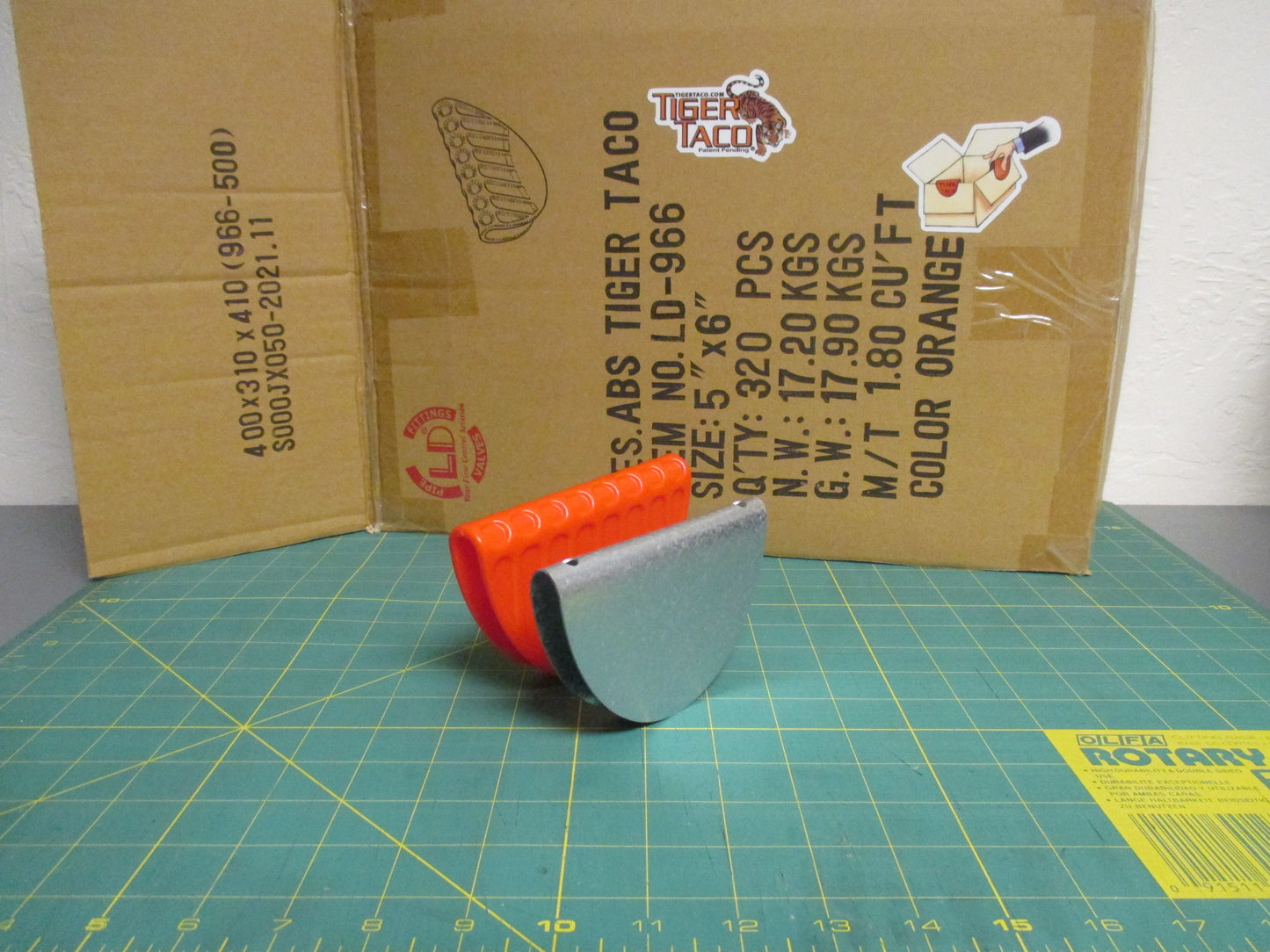 Tiger Taco Box Clip: Galvanized Small
