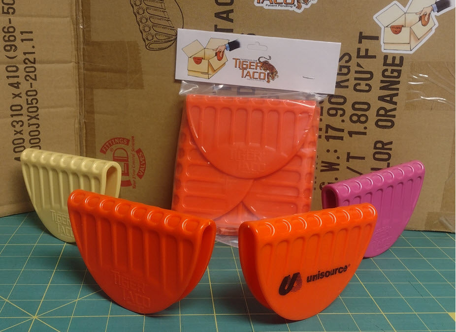 Tiger Taco Box Clip: ABS Plastic (Set of 4 Tacos)